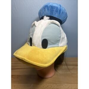 Disney Full Body Plush Donald Duck Hat Souvenir -Cosplay Stuffed Halloween